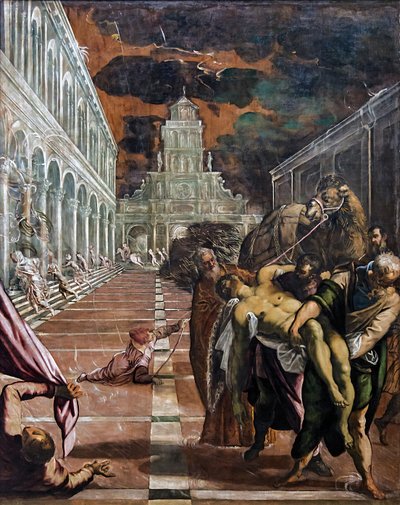 Transport du corps de Saint Marc - Jacopo Robusti Tintoretto