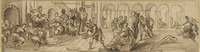 Salomon et la reine de Saba - Jacopo Robusti after Tintoretto