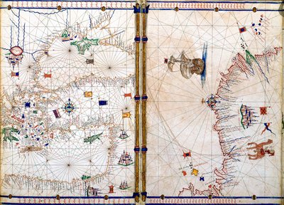 Damas et Jérusalem, détail des Cartes Géographiques - Jacopo Russo
