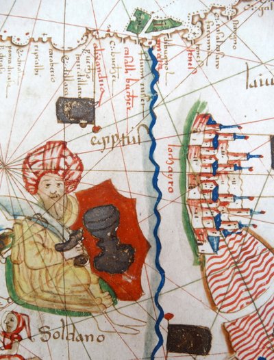 Égypte et la Mer Rouge, détail d
