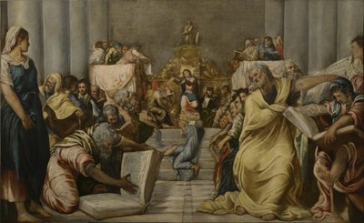 Le Christ discute dans le Temple - Jacopo Tintoretto
