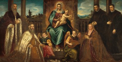 Le doge Alvise Mocenigo et sa famille devant la Vierge à l
