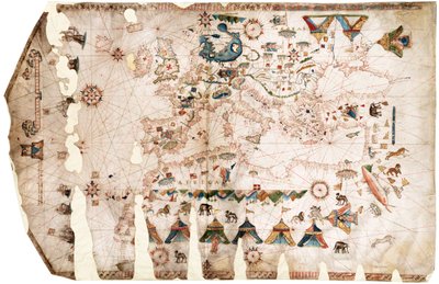 Méditerranée, mer Noire et Atlantique Nord-Est - Jacopo Vesconte Maggiolo