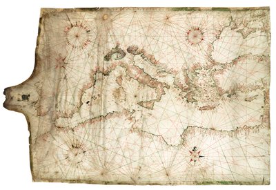 Méditerranée et mers Noires 1546 - Jacopo Vesconte Maggiolo