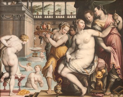 Bethsabée au bain, 1573-1574 - Jacopo Zucchi