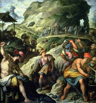 La mine, 1572 - Jacopo Zucchi