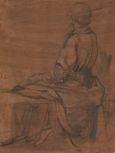 Homme assis vu de dos - Jacopo da Empoli