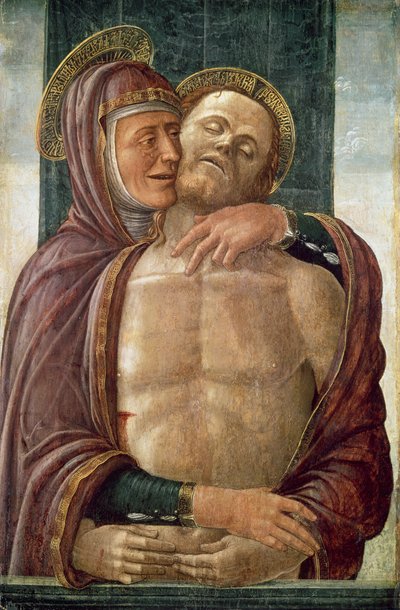La Vierge avec le Christ mort, c.1480 - Jacopo da Montagnana