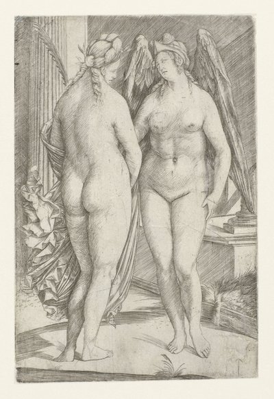 Allégorie avec Victoire et Gloire - Jacopo de