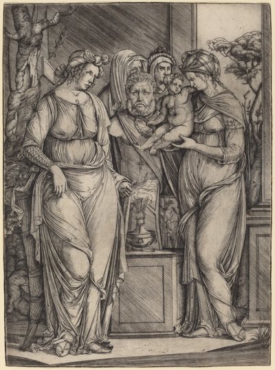 Grand sacrifice à Priape - Jacopo de Barbari