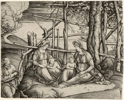 La Sainte Famille avec Sainte Élisabeth et l