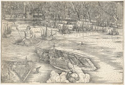 Vue de Venise [bloc central inférieur] - Jacopo de