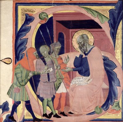 Initiale historiée 