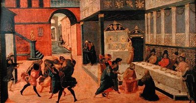 Mort de la reine Vasti, après 1490 - Jacopo del Sellaio