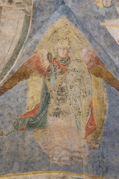 Allégorie de la forteresse, détail de la voûte - Jacopo di Cione