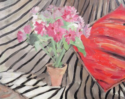 Harmonie de fleurs et tissu zébré, c.1917 - Jacqueline Marval