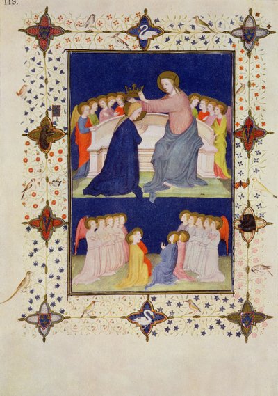 MS 11060-11061 Heures de Notre-Dame : Complies, Le Couronnement de la Vierge, des 