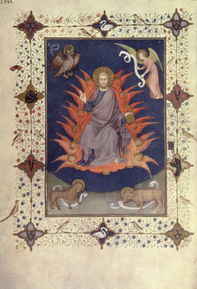 MS 11060-11061 Psaumes de Pénitence : Christ en majesté, des 