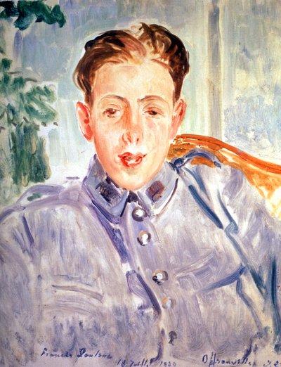 Francis Poulenc en soldat - Jacques Emile Blanche