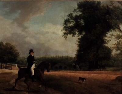 George Luving à cheval - Jacques Laurent Agasse