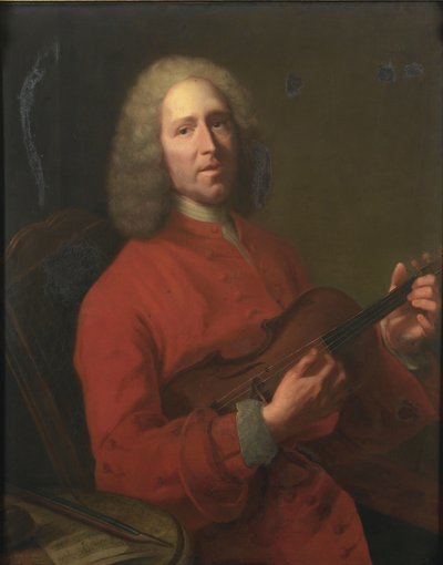 Portrait du compositeur Jean-Philippe Rameau 1683-1764, 1728 - Jacques Andre Joseph Camelot Aved
