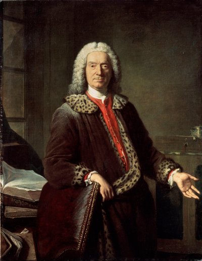Portrait du poète et tragédien Prosper Jolyot de Crébillon, 1746 - Jacques Andre Joseph Camelot Aved