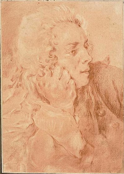 Portrait en buste de François Boucher - Jacques André Portail