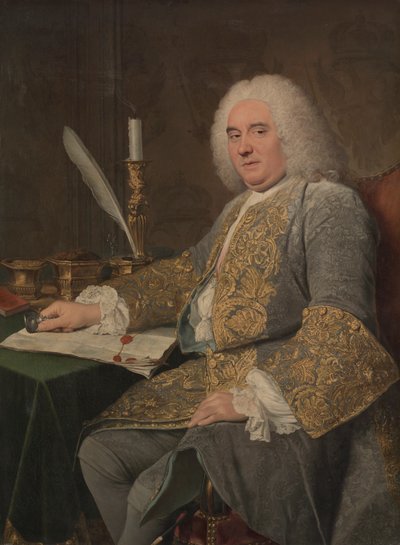 Portrait de Jean-Gabriel du Theil à la signature du traité de Vienne - Jacques Andre Joseph Camelot Aved