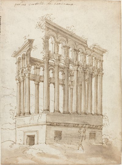 Le "Palais Tutelle" près de Bordeaux - Jacques Androuet Ducerceau I