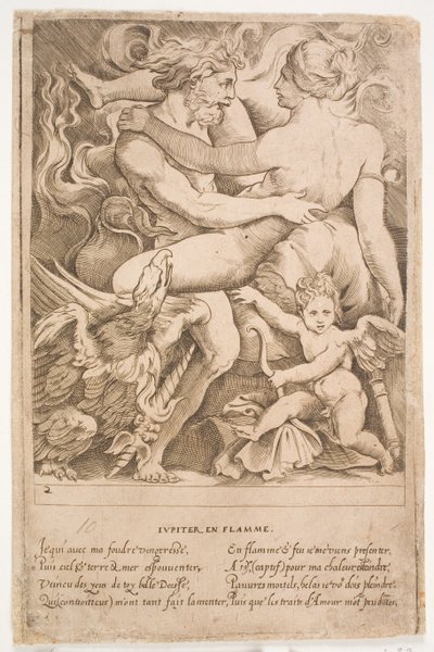 Jupiter en feu - Jacques Androuet Ducerceau d.Æ.