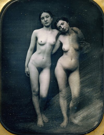 [Deux femmes nues debout] - Jacques Antoine Moulin