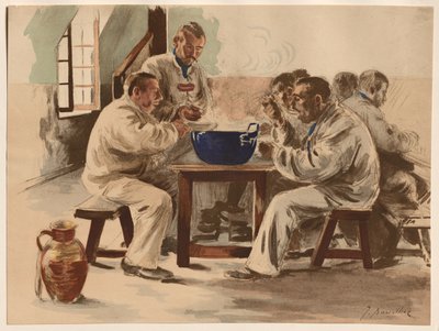 La Soupe à la Chambrée, 1899 - Jacques Baseilhac