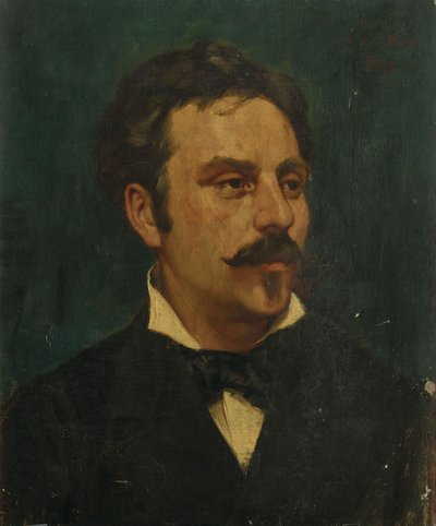 Portrait du compositeur Gabriel Fauré 1845-1924, 1878 - Jacques Baugnies
