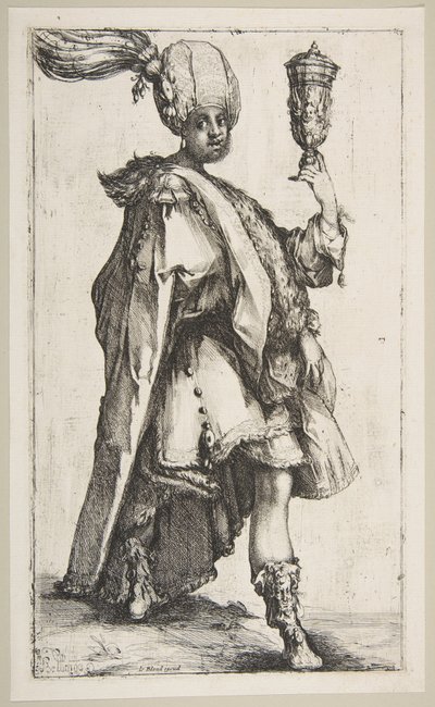 Balthazar de la série des Trois Mages - Jacques Bellange