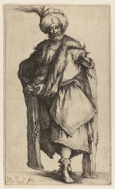 Caspar, roi de Tarse, vers 1610 - Jacques Bellange