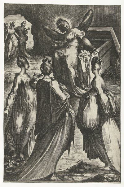 Les trois Marie au tombeau - Jacques Bellange