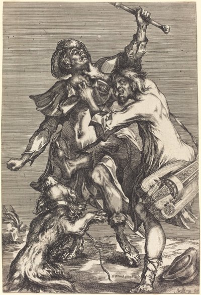 Mendiants combattants - Jacques Bellange