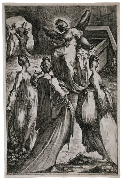 Les Saintes Femmes au Sépulcre, 1613-16 - Jacques Bellange