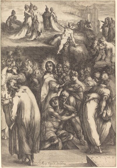 La résurrection de Lazare - Jacques Bellange