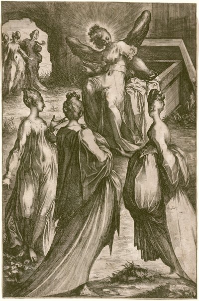 Les Trois Maries au tombeau - Jacques Bellange
