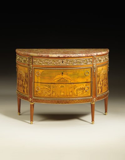 Commode Louis XVI, vers 1770-75 - Jacques Birckle