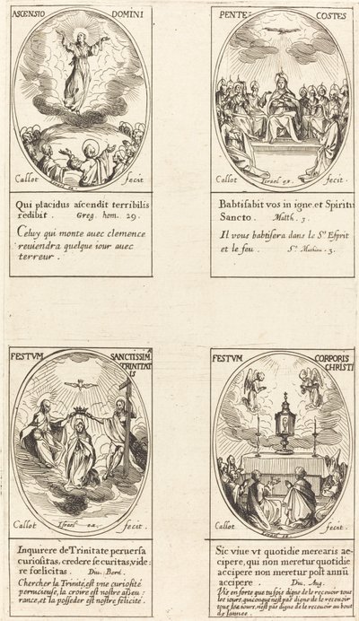 Ascension, Pentecôte, Trinité, Fête-Dieu - Jacques Callot