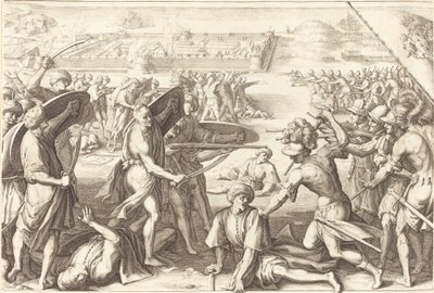 Assaut sur les forts extérieurs de Bone - Jacques Callot
