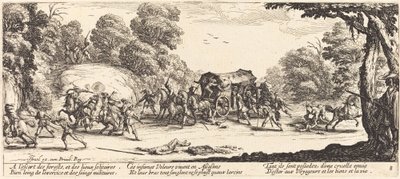 Attaque sur une diligence - Jacques Callot