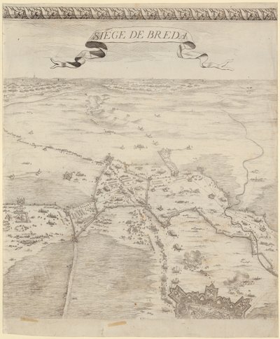 Détail de « La bataille de Breda » - Jacques Callot