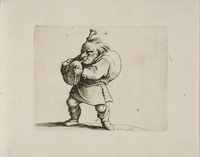 Joueur de Cornemuse, des Varie Figure Gobbi - Jacques Callot