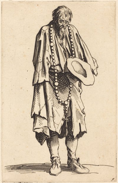 Mendiant avec un chapelet - Jacques Callot