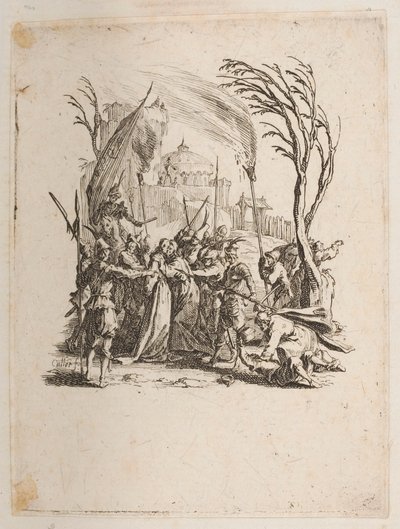 Christ livré aux Juifs, n°4 de 11 de La Petite Passion - Jacques Callot