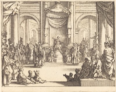 Le Christ disputant avec les docteurs - Jacques Callot