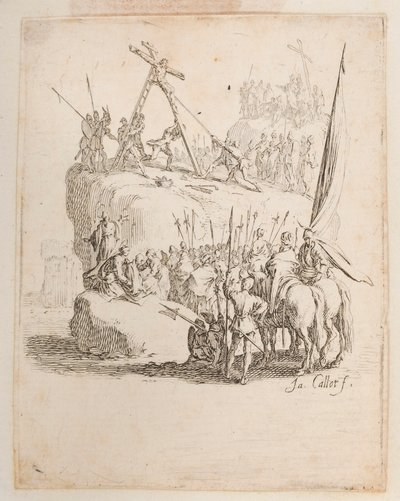 Christ percé par la lance, no. 11 de 11 de La Petite Passion - Jacques Callot